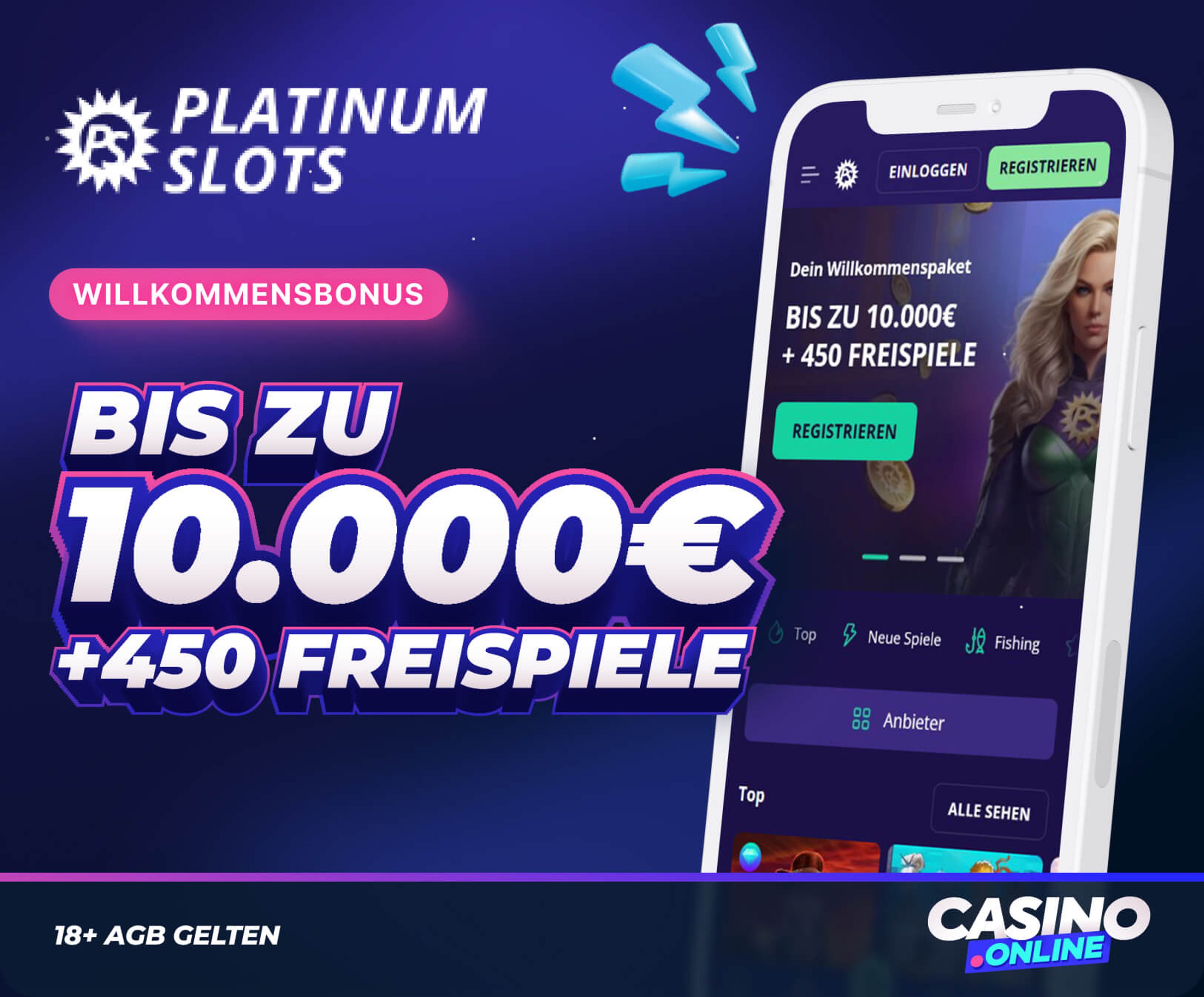 Platinumslots Casino Willkommensbonus